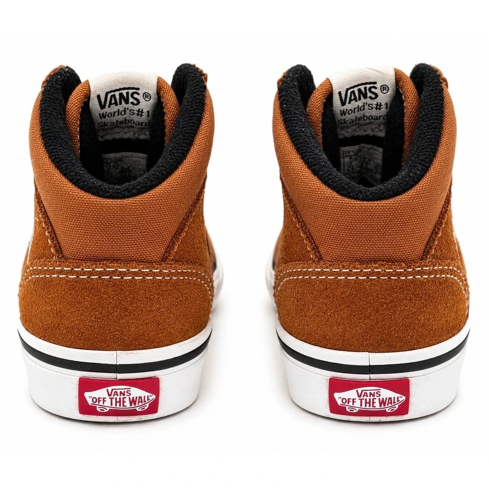 Vans MTE Mountain Edition Toddler Boys Size 5 Brown Suede Hook Loop Skate Shoes